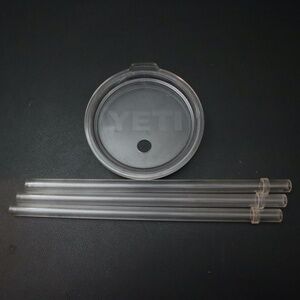 YETI Rambler Tumbler Straw Lid with Two Extra Replacement Straws